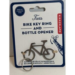 Fiets Stainless Steel Bike Key Ring & Bottle Opener